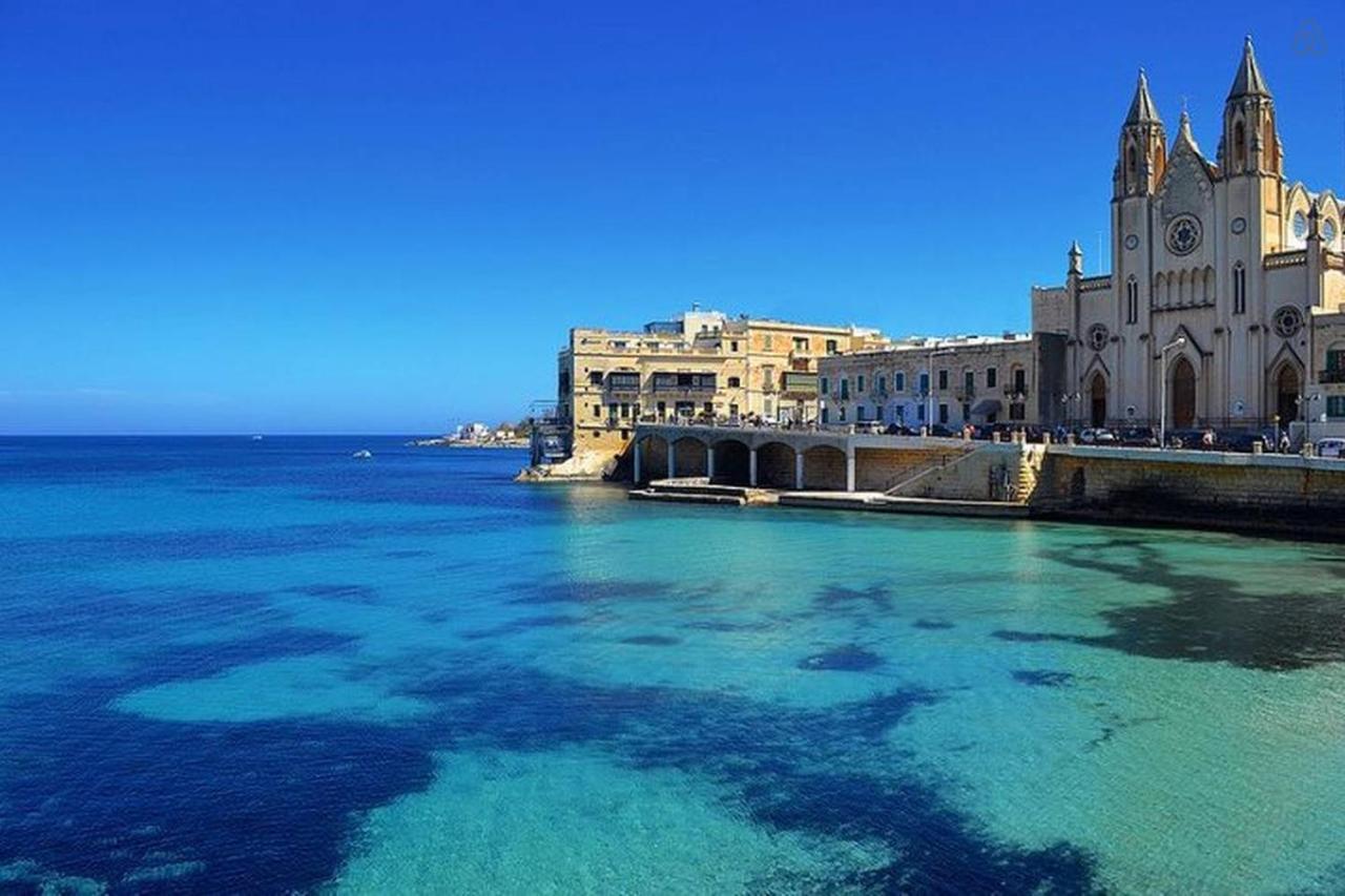 Superb Seafront Family Apartment Sliema Exterior foto